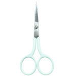A pair of 4'' Lady Embroidery Scissors with soft-grip handles, available in assorted colors.