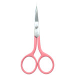 A pair of 4'' Lady Embroidery Scissors with soft-grip handles, available in assorted colors.