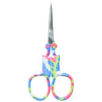 Embroidery scissors featuring a charming butterfly-shaped design.